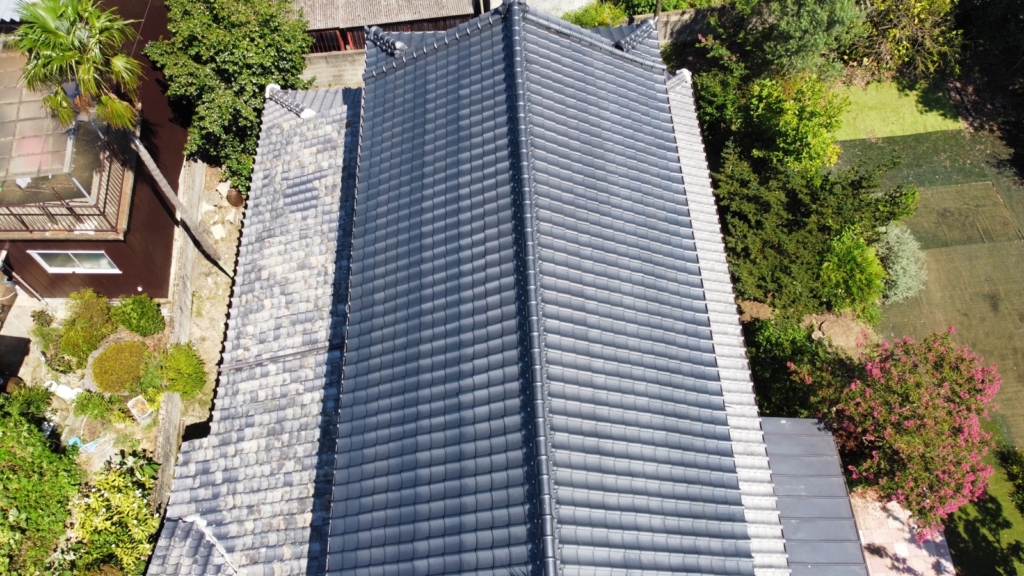 広川町屋根塗装工事完工。【K様邸】の施工後写真3