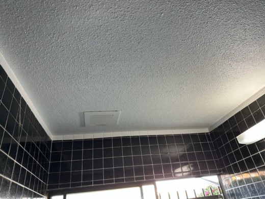 柳川市浴室天井塗装施工完了。【S様邸】